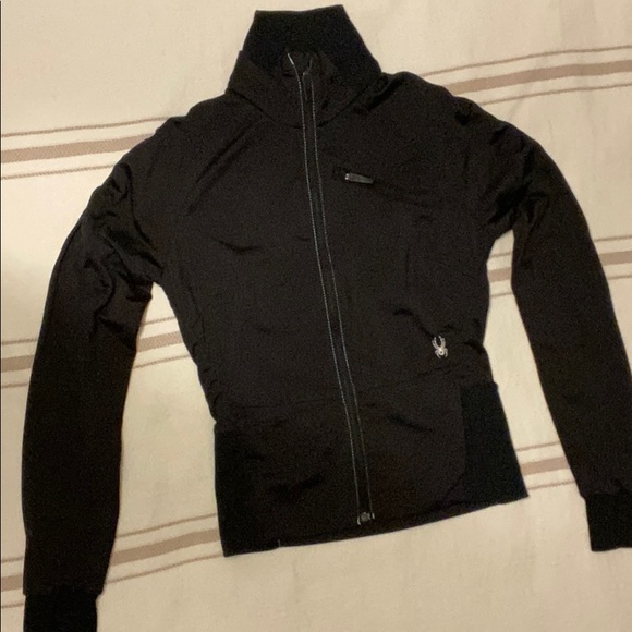 Spyder Jackets & Blazers - Spyder black collared zip up